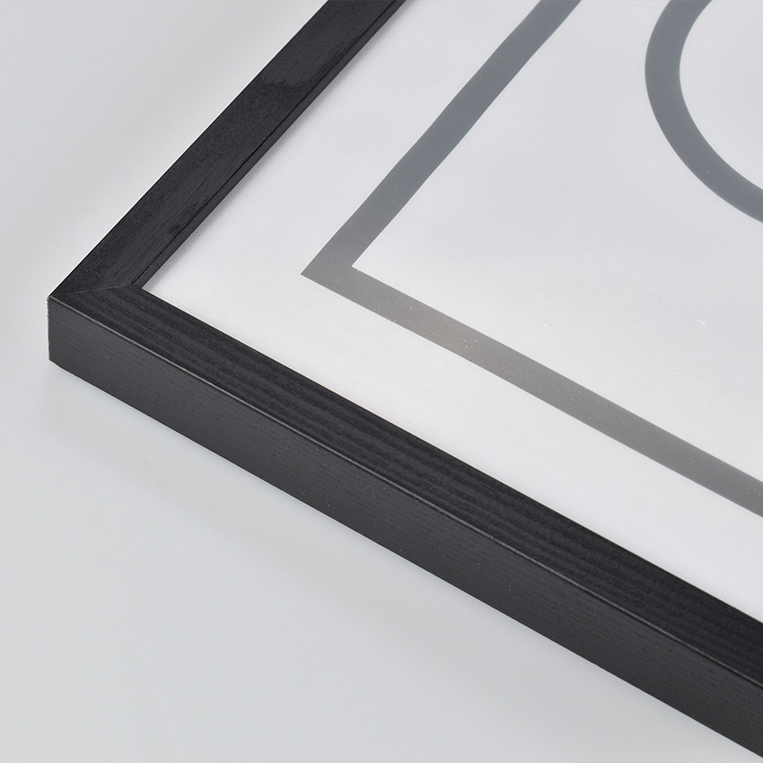 Wooden frame black