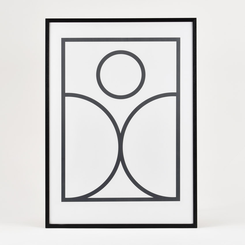 Black frame 50x70