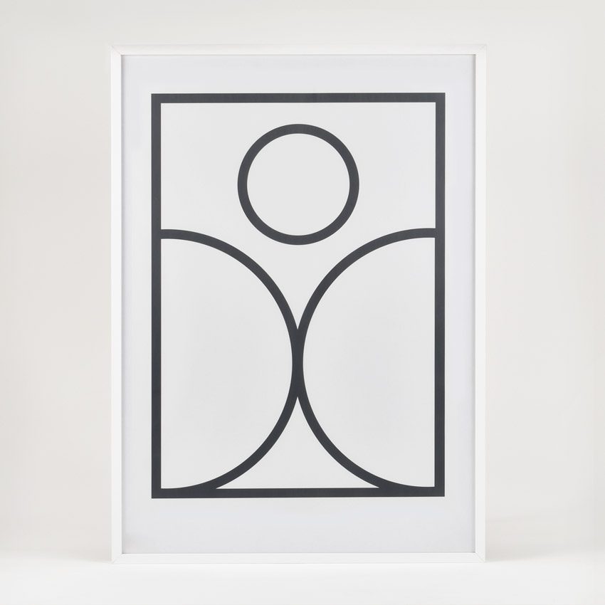 Poster frame white